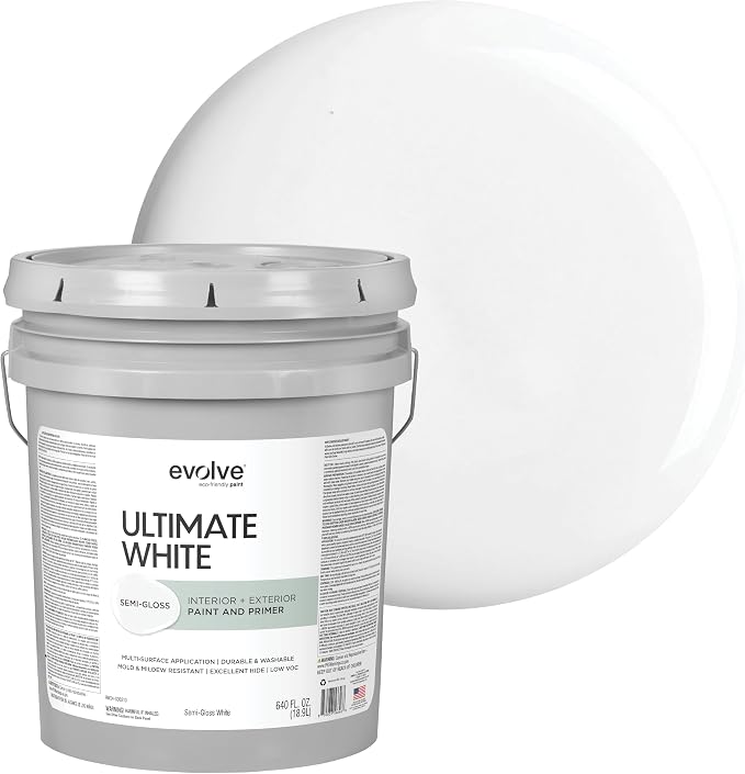 White Paint & Primer in 1 5 Gallon Semi-Gloss In store location-set published-all-channels