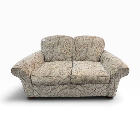Traditional Upholstered Two Seater Loveseat Sofa FALSE