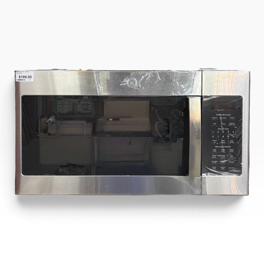 GDM Habitat for Humanity ReStore GE stainless steel over-the-range microwave with digital control panel
