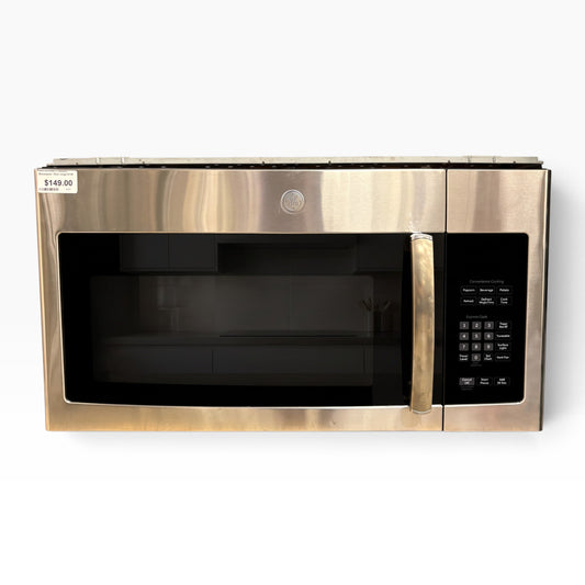 GDM Habitat for Humanity ReStore GE stainless steel over-the-range microwave with digital control panel
