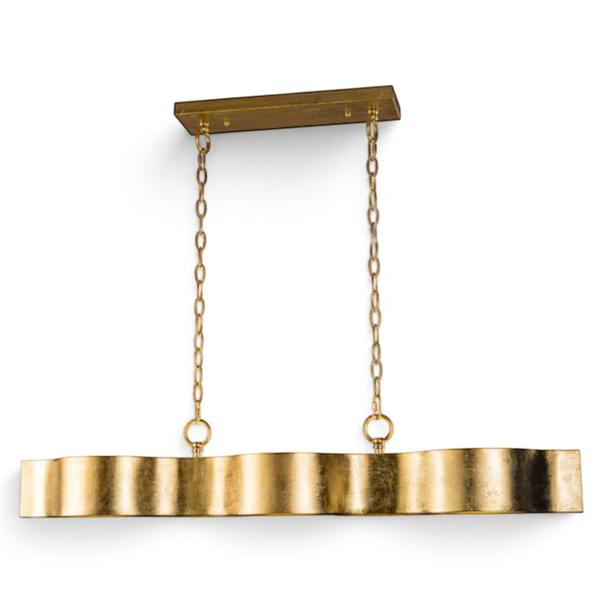 Gold Wave Linear Light Fixture