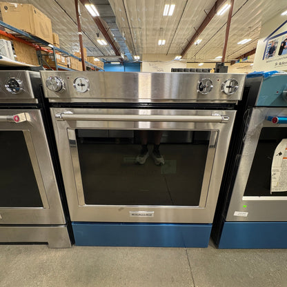 GDM Habitat for Humanity ReStore KitchenAid stainless steel electric slide-in range with integrated downdraft