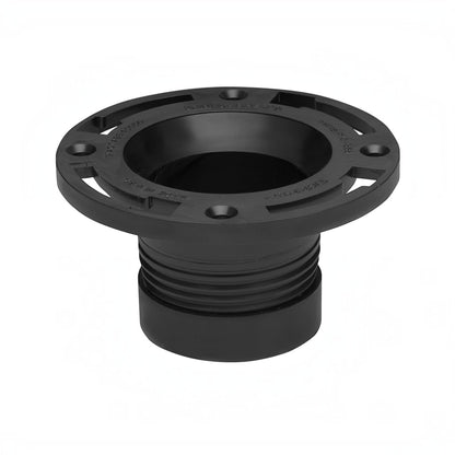 GDM Habitat for Humanity ReStore Oatey 4 inch black ABS plastic closet flange for secure toilet drain installation