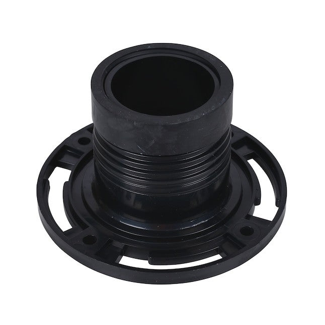 GDM Habitat for Humanity ReStore Oatey 4-inch black ABS plastic toilet closet flange for plumbing installations