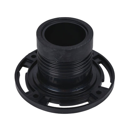 GDM Habitat for Humanity ReStore Oatey 4-inch black ABS plastic toilet closet flange for plumbing installations