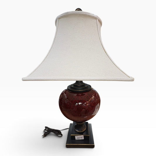 Decorative Table Lamp With Fabric Shade