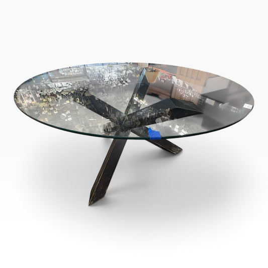 Round Glass Dining Table