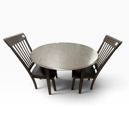 2 Chair Round Dining Table Set