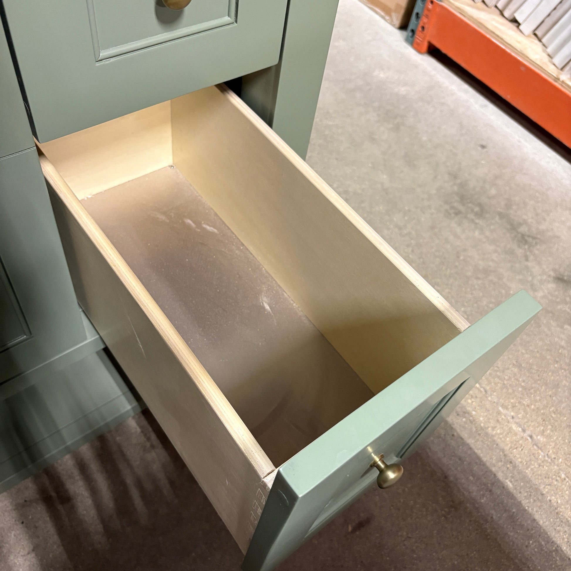 Sage Shaker Quartz Vanity