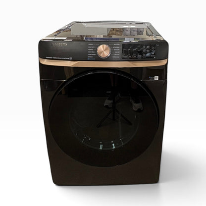 GDM Habitat for Humanity ReStore Samsung front load dryer in black with a rose gold control dial