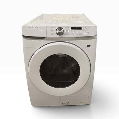 GDM Habitat for Humanity ReStore white Samsung front load electric dryer with digital control panel