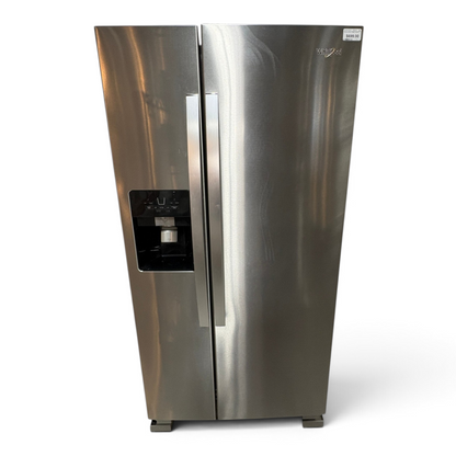 Whirlpool Side by Side Refrigerator with Water and Ice Dispenser