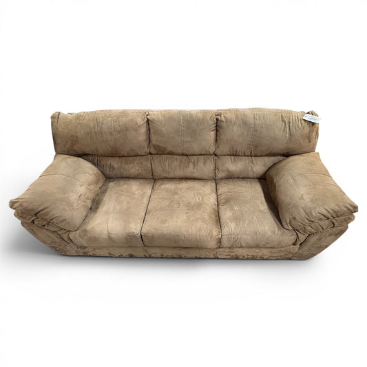 Tan Microfiber Sofa
