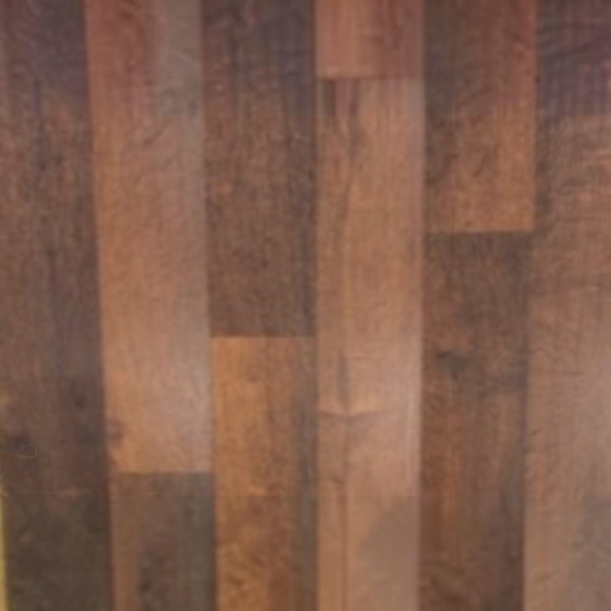 GDM Habitat for Humanity ReStore tobacco oak laminate flooring with rich brown wood grain texture