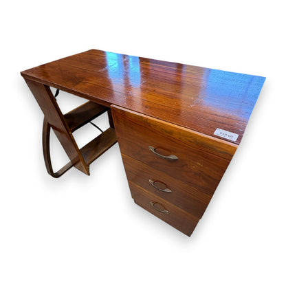 Walnut Pedestal Desk