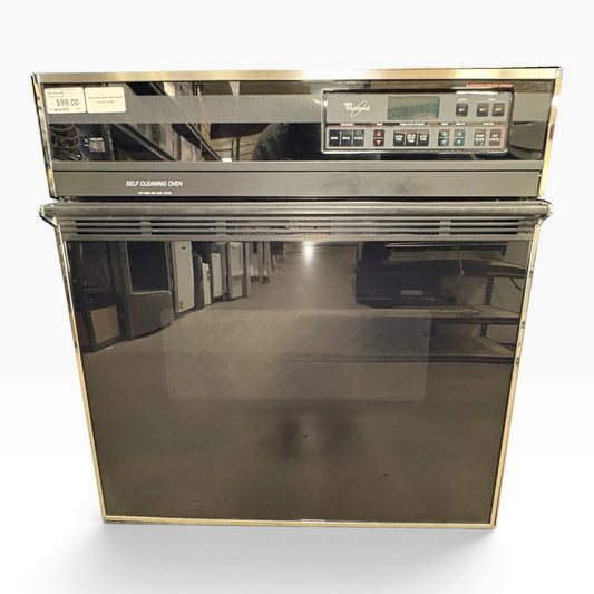 Whirlpool Black Wall Oven FALSE