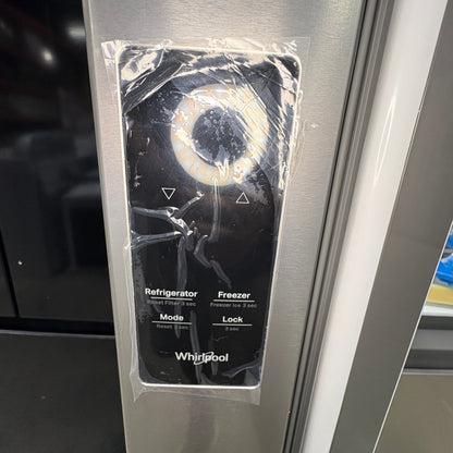 GDM Habitat for Humanity ReStore Whirlpool French door refrigerator digital control panel with protective film