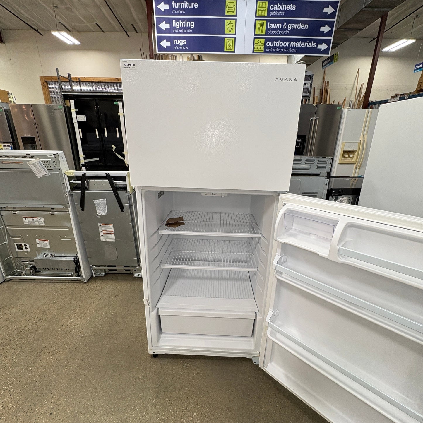 Amana Top Freezer Kitchen Refrigerator Appliance FALSE
