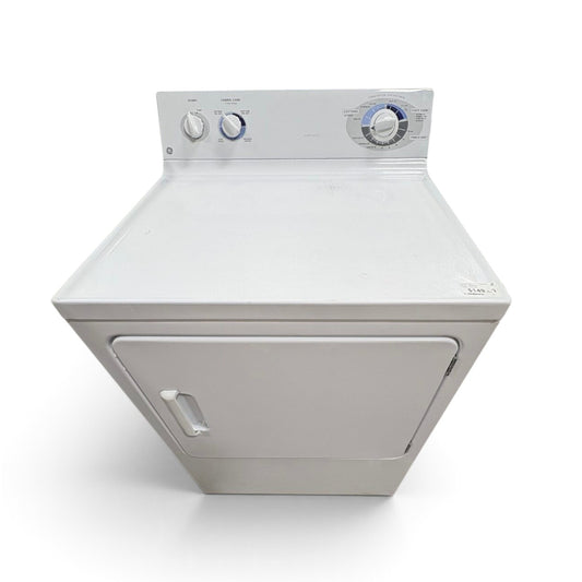 GE White Electric Dryer FALSE