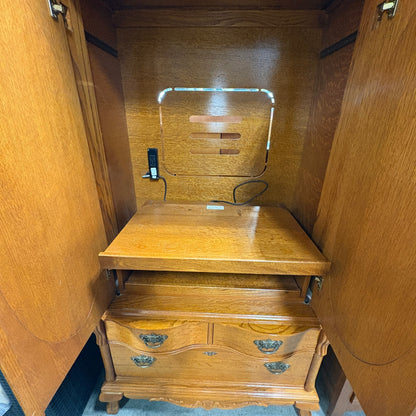 Lexington Traditional Wooden Entertainment Armoire FALSE