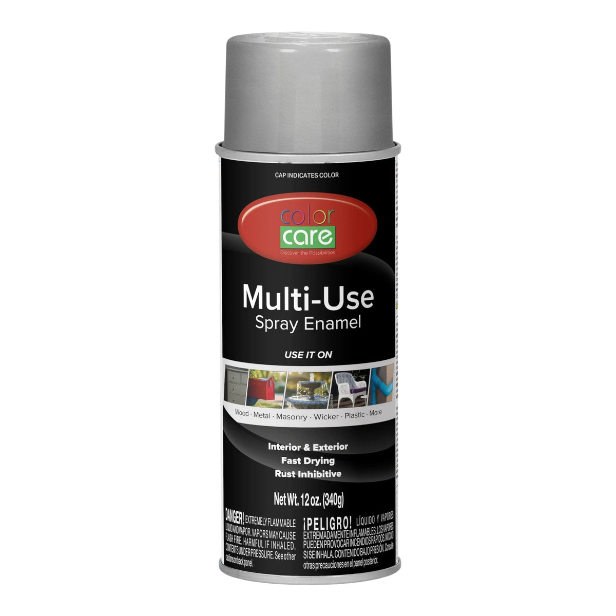 Color Care 12 oz Multi-Use Spray Enamel, Aluminum - GDM Habitat for Humanity ReStore