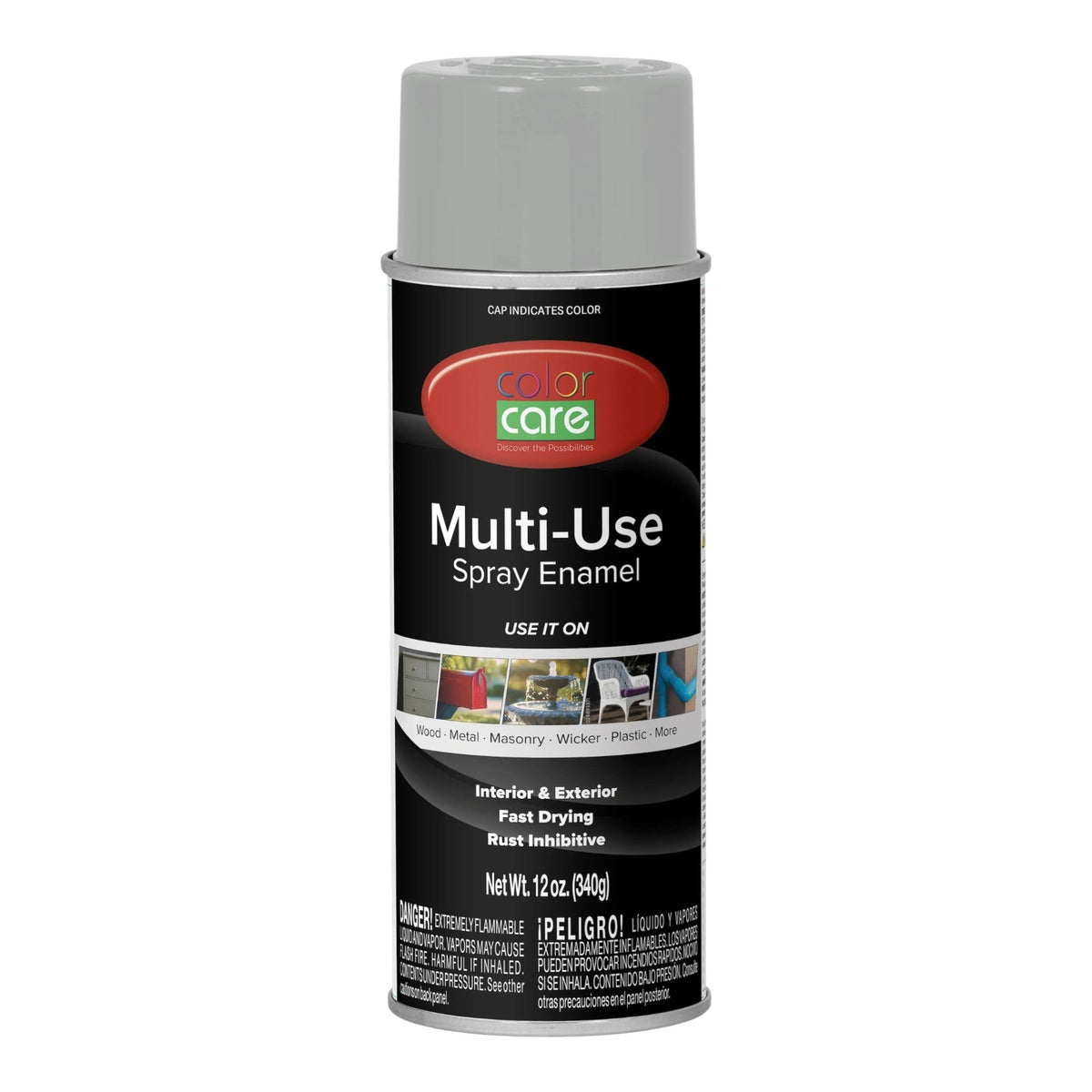 Color Care 12 oz Multi-Use Spray Enamel, Gray Primer - GDM Habitat for Humanity ReStore
