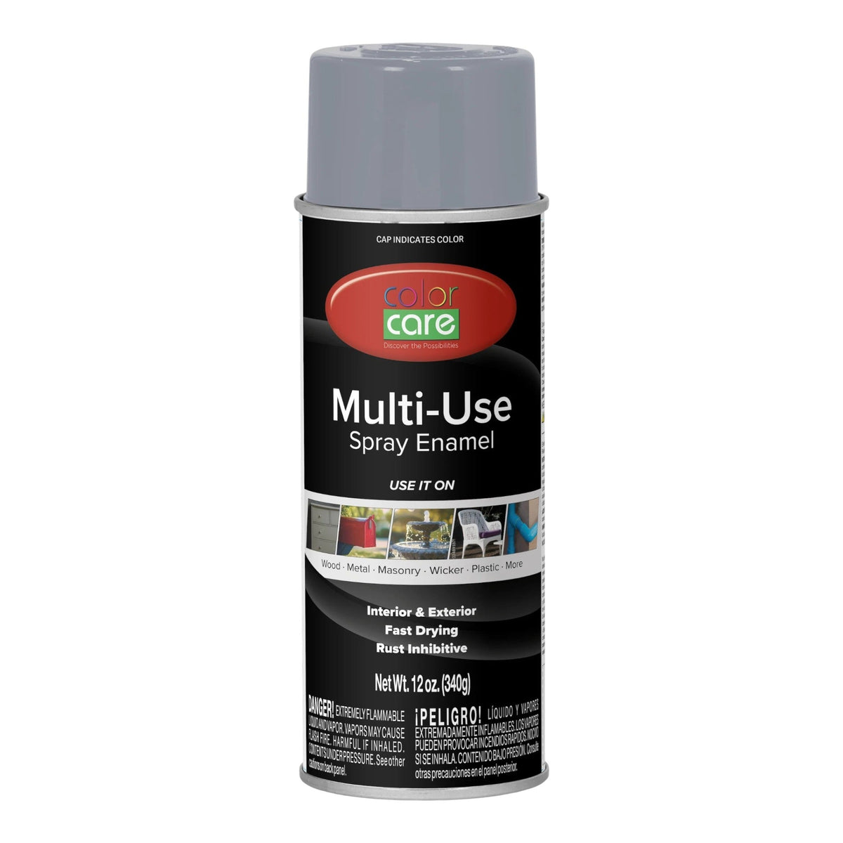 Color Care 12 oz Multi-Use Spray Enamel, Light Gray - GDM Habitat for Humanity ReStore