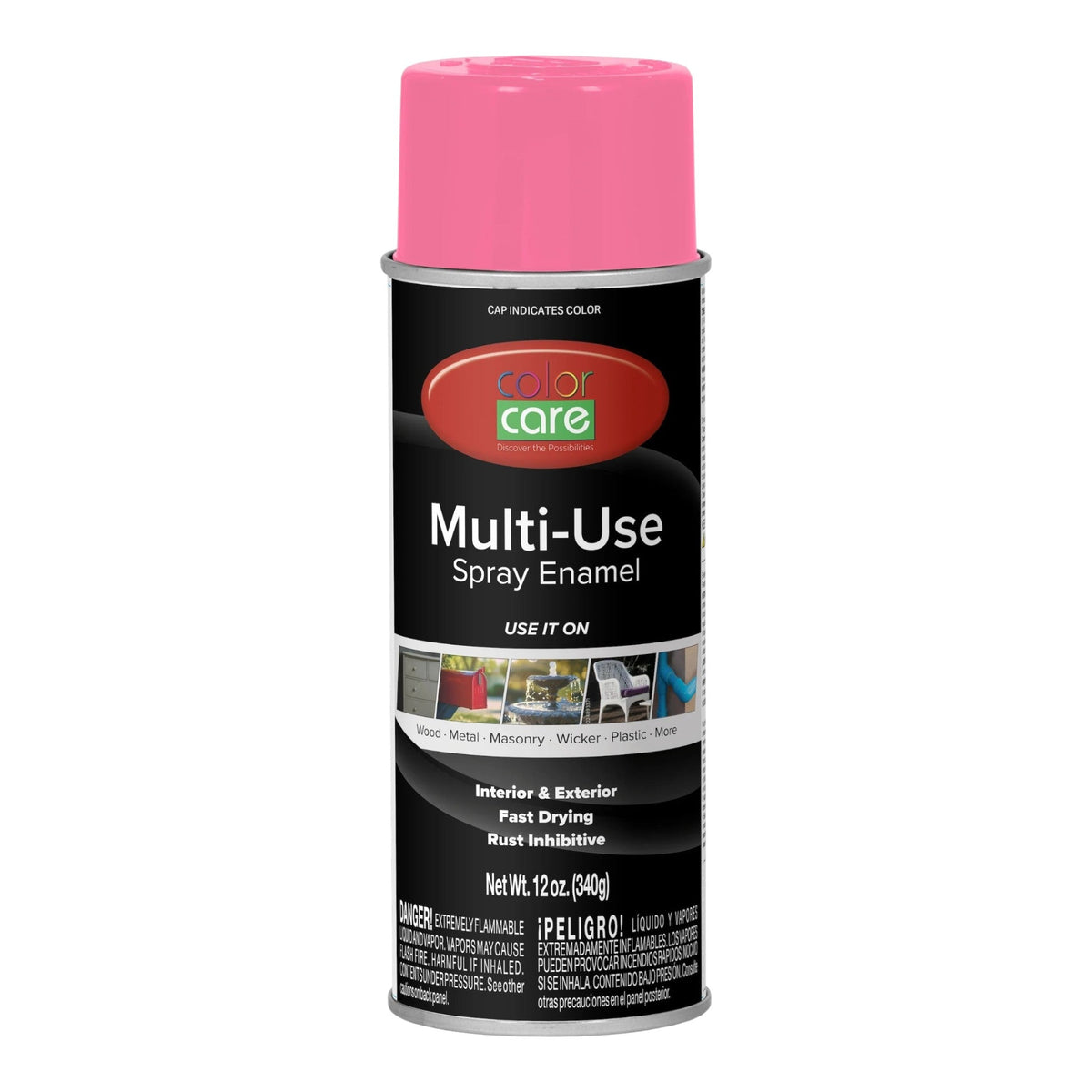 Color Care 12 oz Multi-Use Spray Enamel, Pink - GDM Habitat for Humanity ReStore