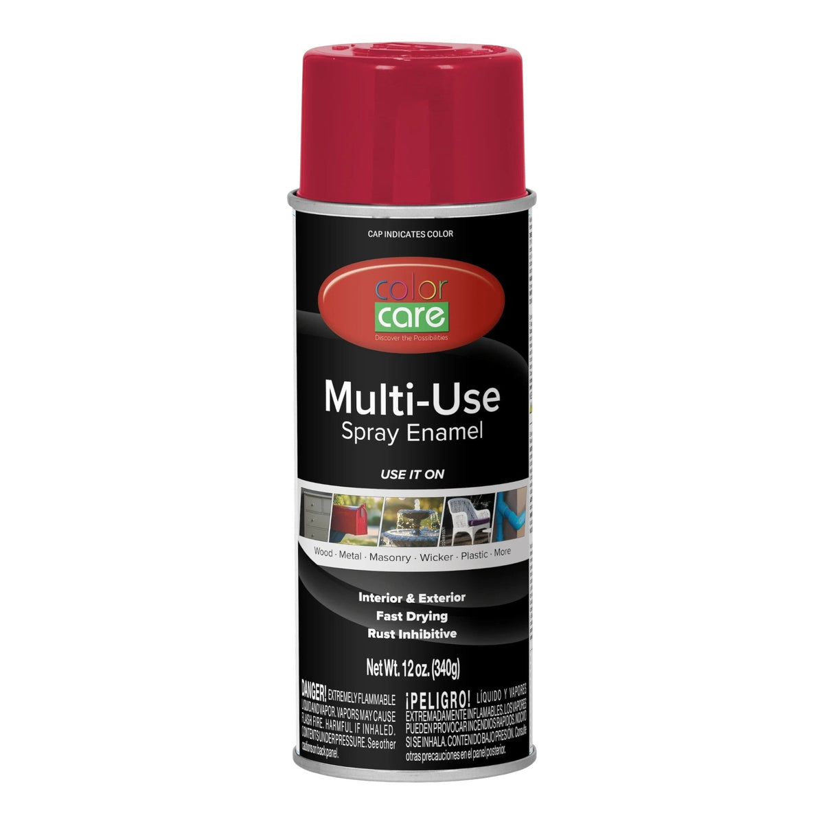 Color Care 12 oz Multi-Use Spray Enamel, Red - GDM Habitat for Humanity ReStore