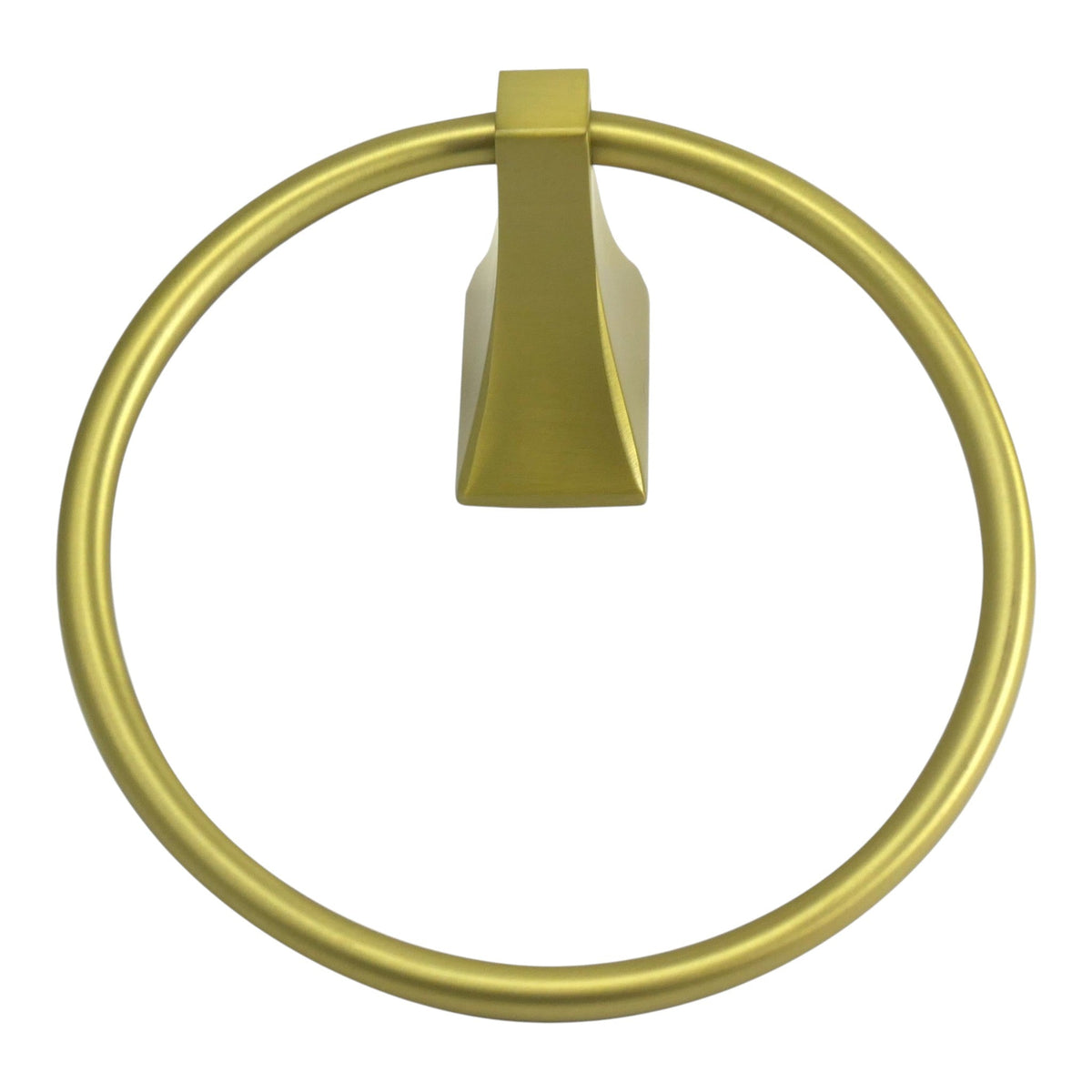 Paradise Shangri-La Towel Ring, Satin Brass - GDM Habitat for Humanity ReStore