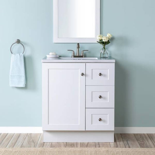 Bannister Vanity 30" 3 Drawer