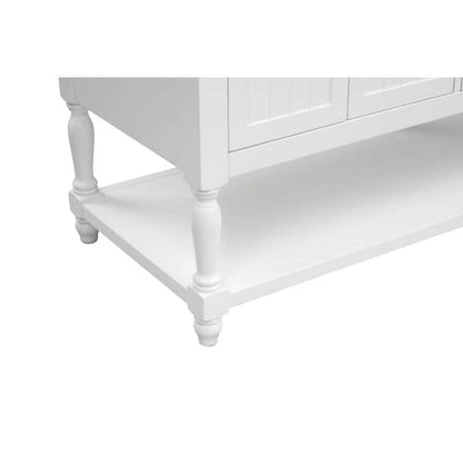 Elizabeth White 61" Vanity