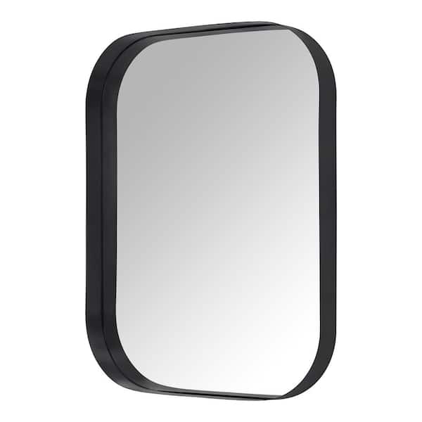 Black Modern Rectangle Mirror