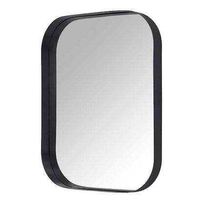 Black Modern Rectangle Mirror
