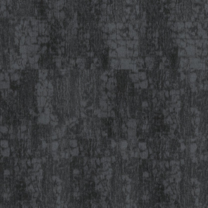 Shaw Structure carpet tile in Chrome Black, installed