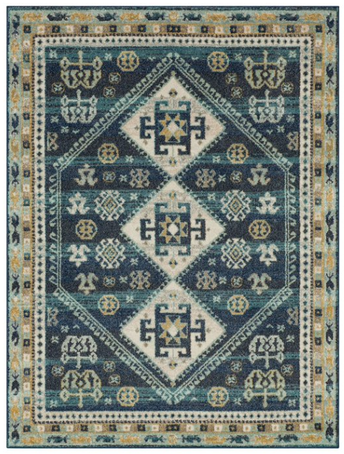 Mohawk Parafore Bue Rug 5x8