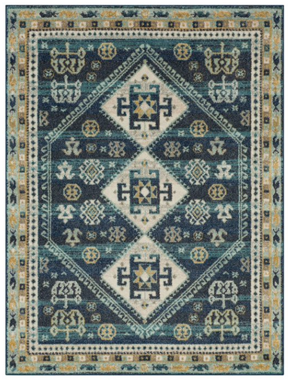 Mohawk Parafore Bue Rug 5x8