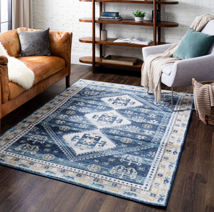 Mohawk Parafore Bue Rug 5x8