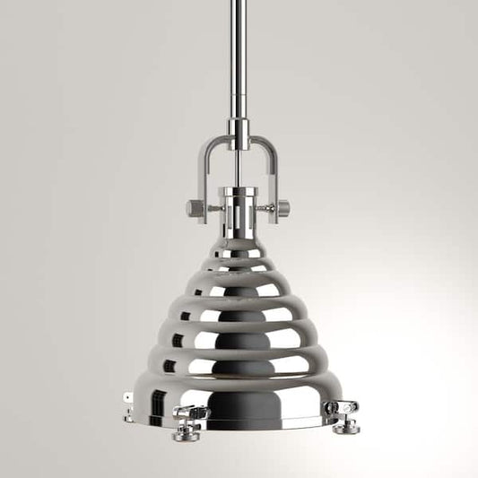 Ribbed Bell Pendant NIB FALSE