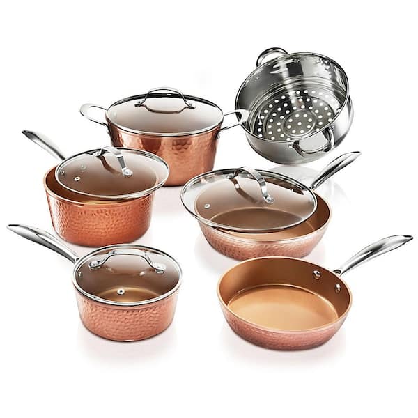 Gotham Steel Copper Pot/Pan Se
