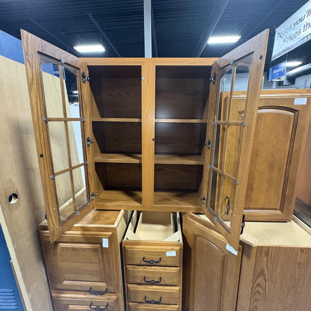 Honey Oak 17-Pc Cabinet Set FALSE