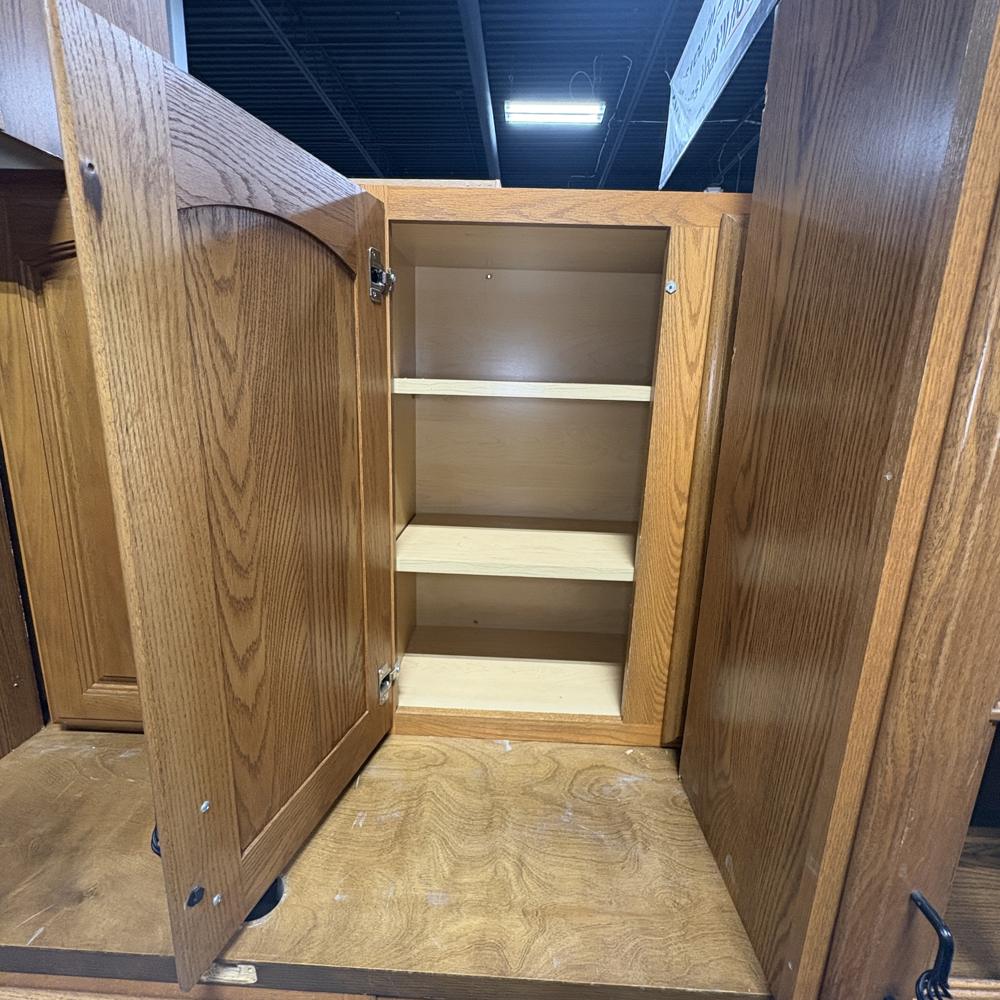 Honey Oak 17-Pc Cabinet Set FALSE