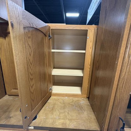 Honey Oak 17-Pc Cabinet Set FALSE