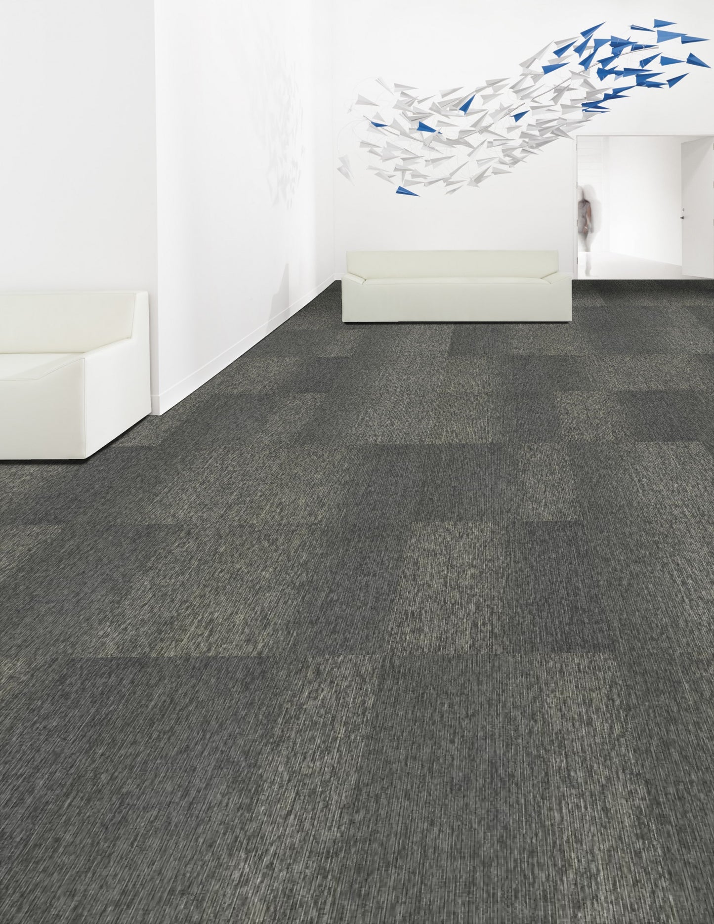 Shaw Carpet Tile Heather Beige