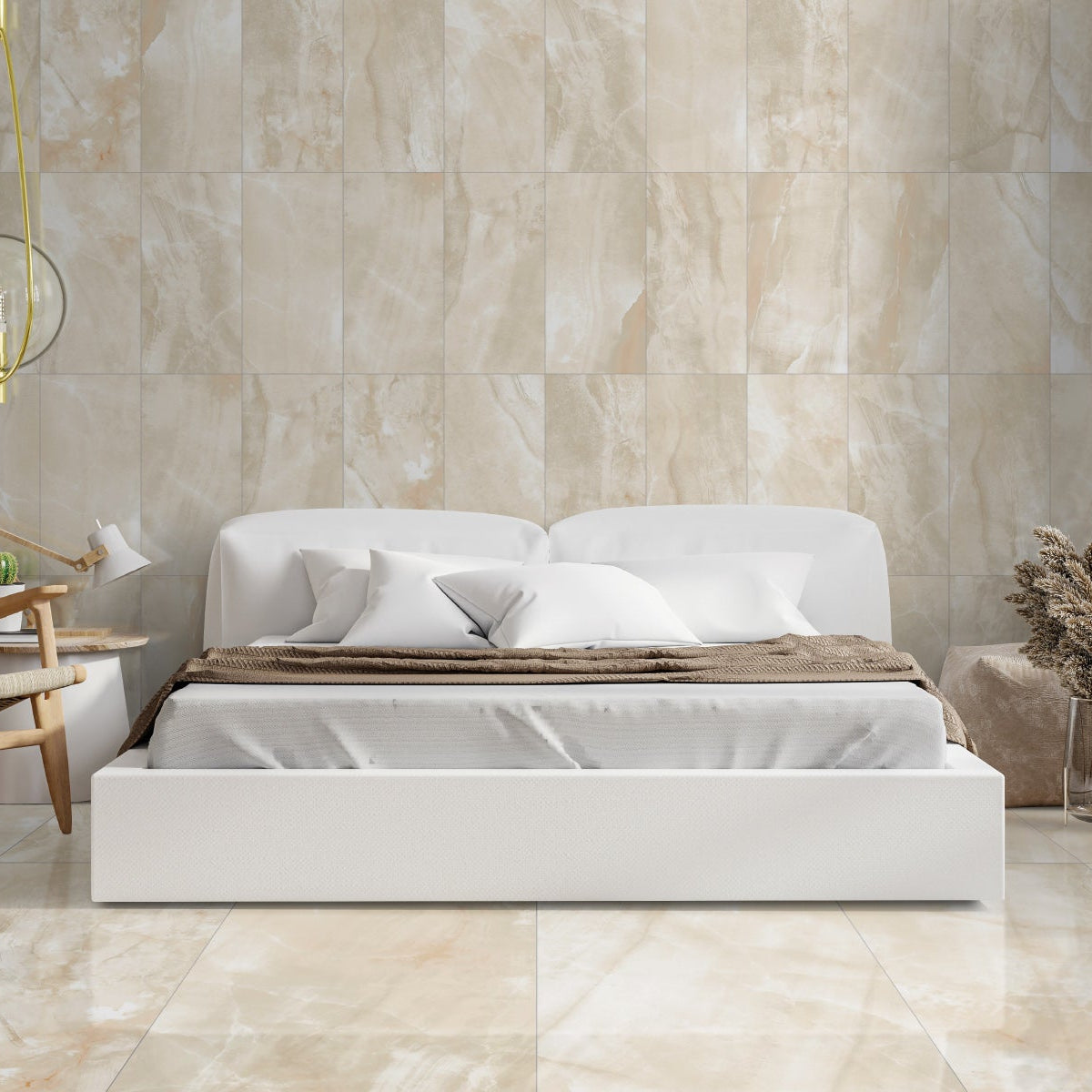 Gemma Beige Onyx 12x24 Tile