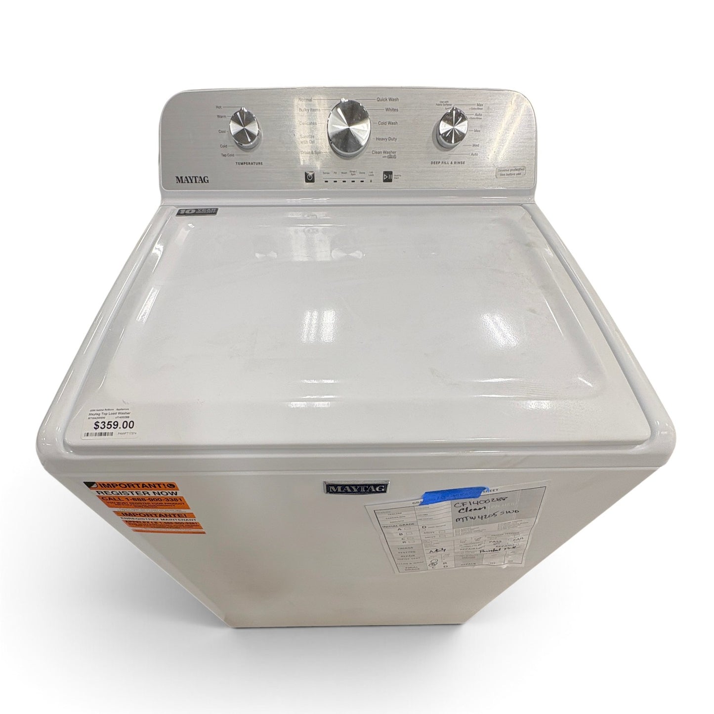 Maytag Top Load Washer