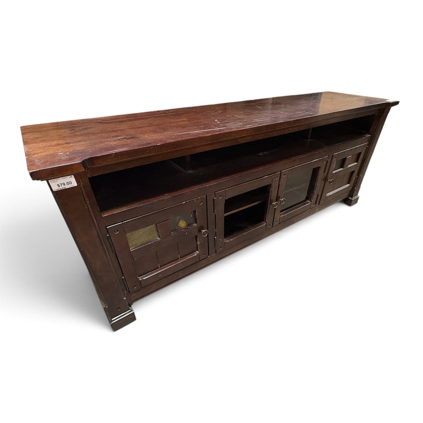 Dark Espresso Media TV Console