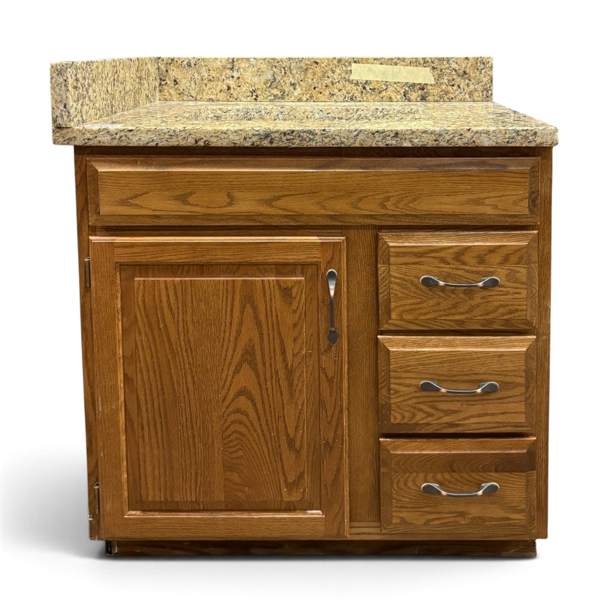 Oak Vanity with Granite Top