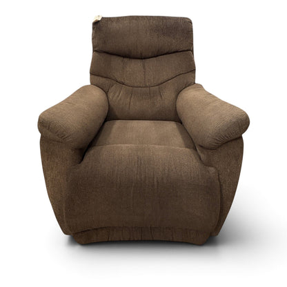 Brown Fabric Recliner