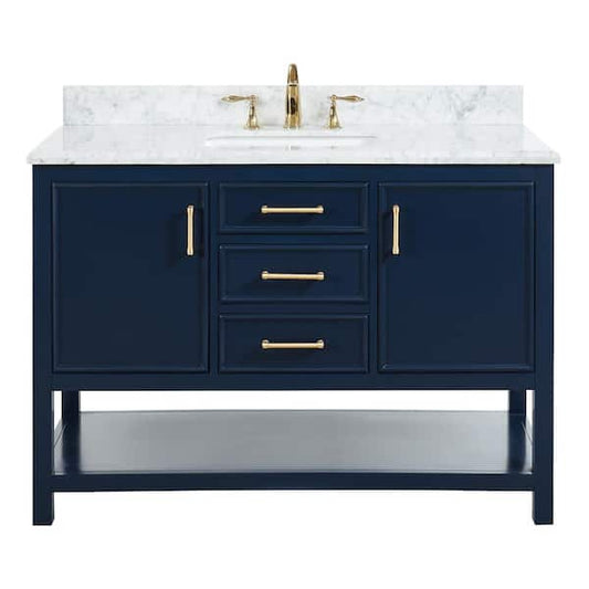 Manhattan Navy Blue 49" Vanity